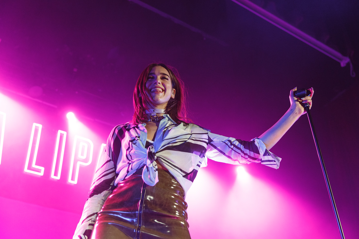 Dua Lipa on stage at the O2 Ritz Manchester on 12 April 2017. Photo: KatyDua Lipa on stage at the O2 Ritz Manchester on 12 April 2017. Photo: Katy