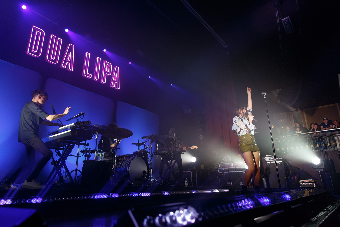 Dua Lipa on stage at the O2 Ritz Manchester on 12 April 2017. Photo: Katy
