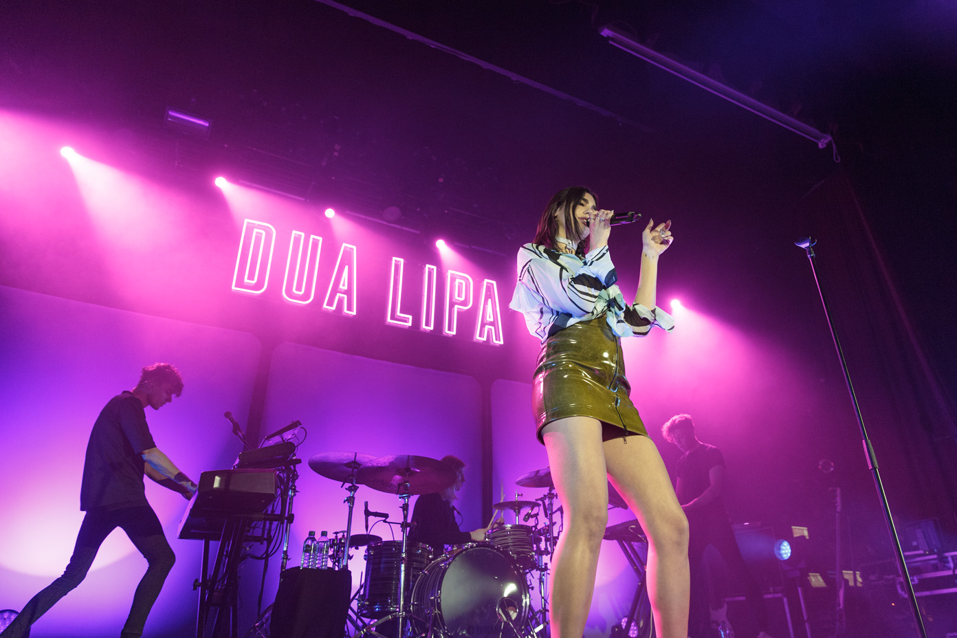 Dua Lipa on stage at the O2 Ritz Manchester on 12 April 2017. Photo: Katy Blackwood