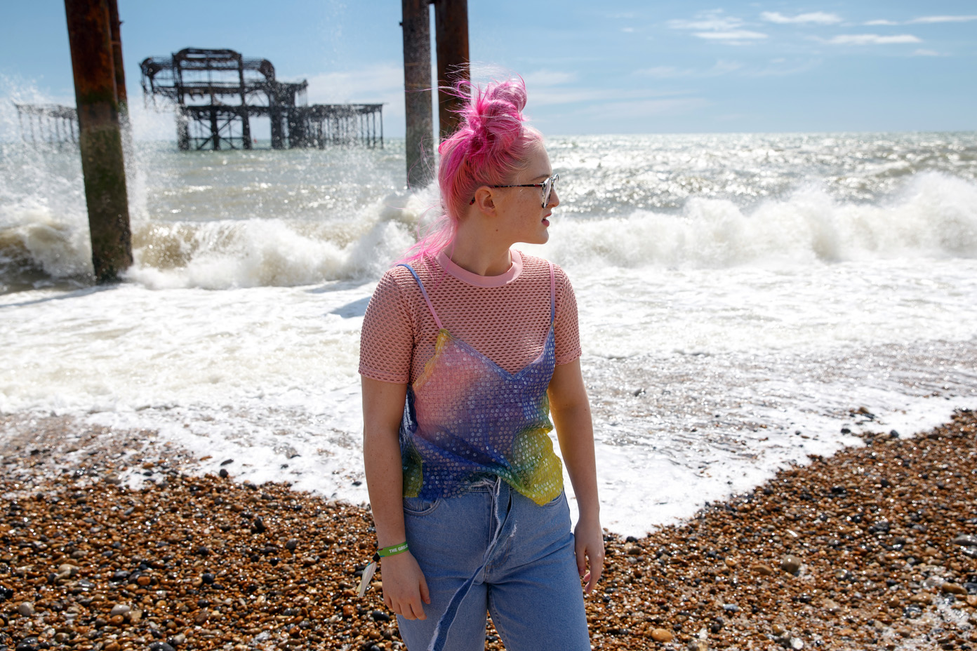 Be Charlotte's Charlotte Brimner in Brighton, UK on 19 May 2017. Photo: Katy