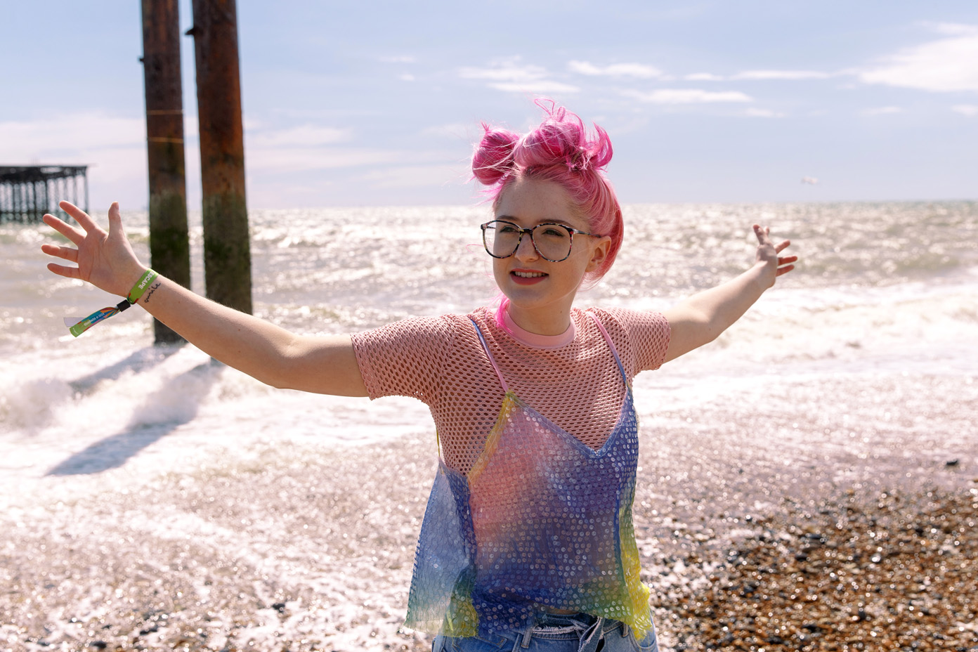 Be Charlotte's Charlotte Brimner in Brighton, UK on 19 May 2017. Photo: Katy