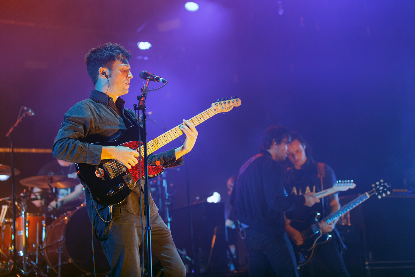 The Maccabees on stage at the O2 Apollo Manchester on 27 June 2017 during their farewell tour. Photo: Katy