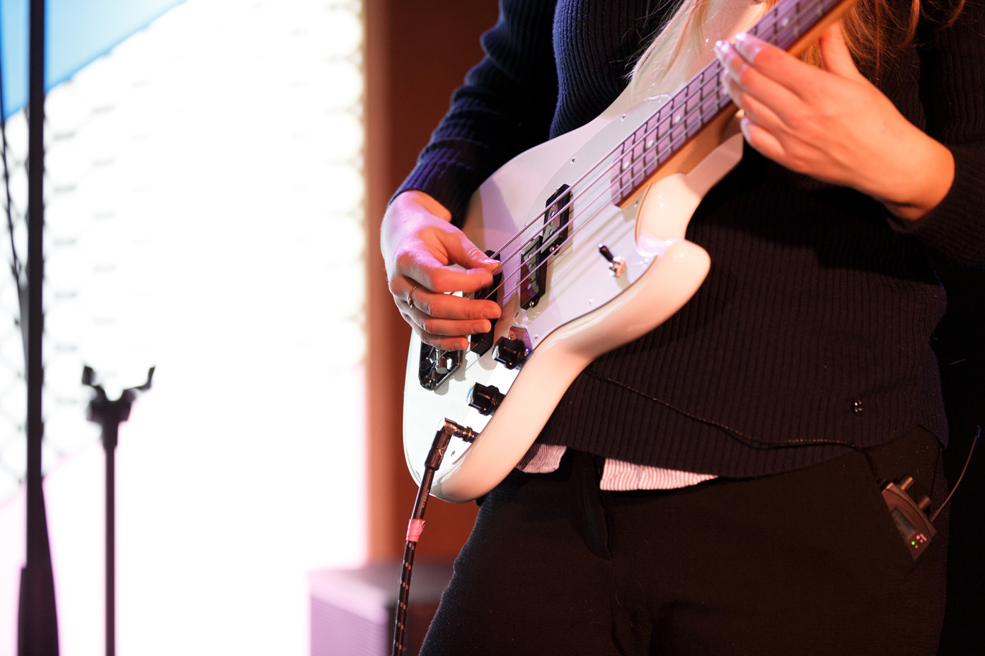 Signe SigneSigne soundchecking at Headrow House